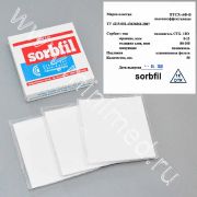 Пластины для тонкослойной хроматографии Sorbfil, высокоэффективные на алюминиевой основе без УФ индикатора, 10 × 10 см, Минимед