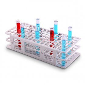 Штатив для пробирок Polygrid, 13 мм, 90 мест, белый, Abdos