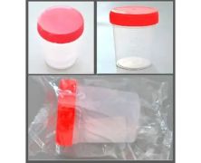 Контейнер 120 для биопроб, с крышкой