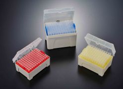 Наконечники для дозаторов 2-200 мкл, в штативе, для ПЦР, тип Gilson, с фильтром, стерильные, Aptaca Наконечники для дозаторов 2-200 мкл, в штативе, для ПЦР, тип Gilson, с фильтром, стерильные, Aptaca