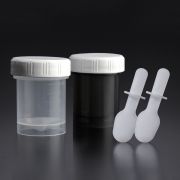 Контейнер для бипроб 25 мл, с ложкой, чёрный Контейнер для бипроб 25 мл, с ложкой, чёрный