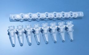 Микропробирки с крышкой 0,2 мл, стрипы. выс., Genfollower Микропробирки с крышкой 0,2 мл, стрипы. выс., Genfollower