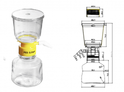Фильтровальная система 250 мл, мембрана 0,22 мкм, D75 мм, стерильные, GVS Фильтровальная система 250 мл, мембрана 0,22 мкм, D75 мм, стерильные, GVS