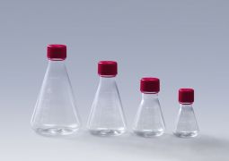 Колба Эрленмейера 1000 мл с винт. крышкой, стер. Колба Эрленмейера 1000 мл с винт. крышкой, стер.