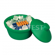 Ведро для льда с крышкой, 255 × 190 × 115 мм, зелёное, Citotest Ведро для льда с крышкой, 255 × 190 × 115 мм, зелёное, Citotest