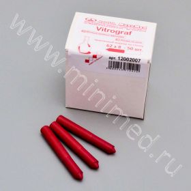 Карандаш по стеклу (Vitrograf-маркер), красный, Минимед