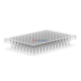 Планшет 96 луночный с полуюбкой, V-образное дно, 0,21 мл, Перинт