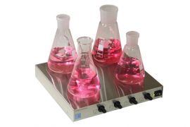 Магнитная мешалка четырехместная MS-01, 4х2 л, 1-2200 об/мин, ELMI Магнитная мешалка четырехместная MS-01, 4х2 л, 1-2200 об/мин, ELMI