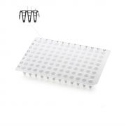 Планшет (плашка) для ПЦР на 96 лунок без юбки, профиль низкий (Бесцветная) Планшет (плашка) для ПЦР на 96 лунок без юбки, профиль низкий (Бесцветная)