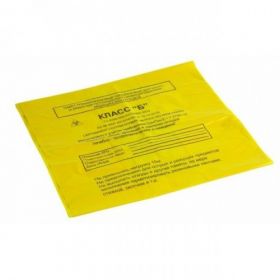 Пакеты полиэтиленовые для сбора и утилизации медицинских отходов класса «Б», жёлтые, 1000х600 мм, 110 л, Минимед