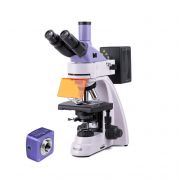 Микроскоп люминесцентный Lum D400, прямой, тринокуляр, галог. 30 Вт, ртут. 100 Вт, камера, MAGUS