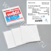 Пластины для тонкослойной хроматографии Sorbfil, аналитические на алюминиевой основе с УФ индикатором, 10 × 20 см, Минимед